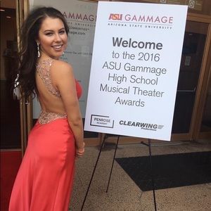 Backless Faviana Prom Evening Gown Pageant Dress